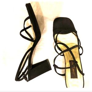 8 1/2N. 3-inHeels. Black. Pre-owned. Sesto Meucci